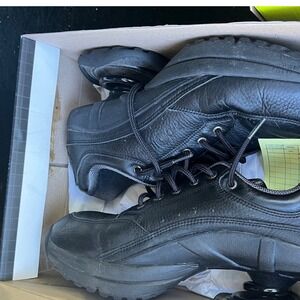 Z-Coil Pain Relief Footwear Men's Black Leather Comfort Shoes